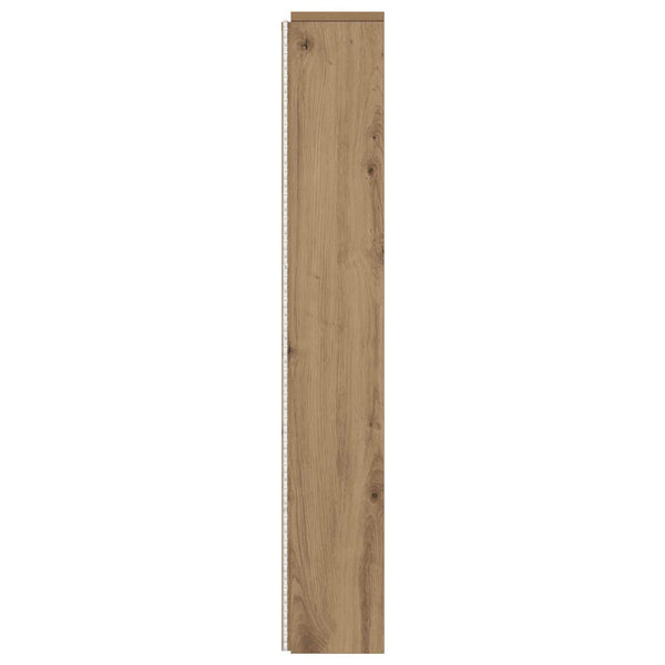 Kopfteil-Schrank mit LED Artisan-Eiche 160cm
