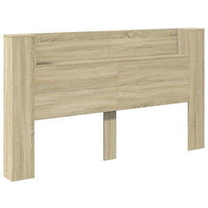 Kopfteil Schrank mit LED Sonoma 180cm