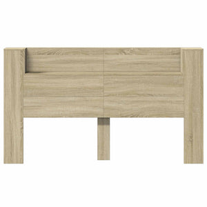 Kopfteil Schrank mit LED Sonoma 180cm