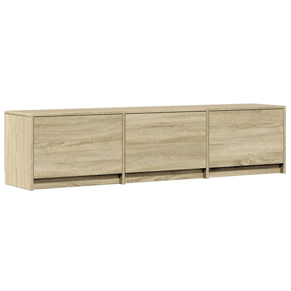 TV-Schrank Sonoma mit LED, 165 cm