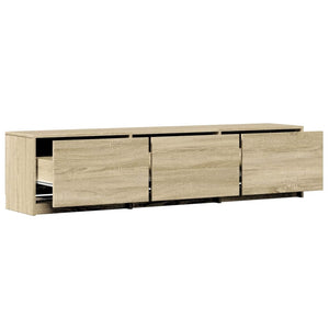 TV-Schrank Sonoma mit LED, 165 cm