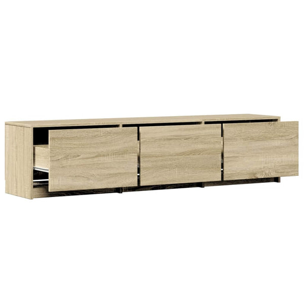 TV-Schrank Sonoma mit LED, 165 cm