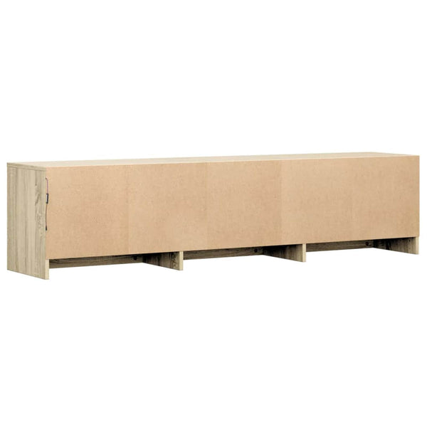 TV-Schrank Sonoma mit LED, 165 cm