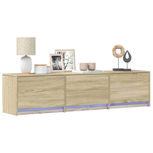 TV-Schrank Sonoma mit LED, 165 cm