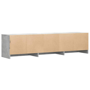 TV-Schrank mit LED Betonoptik 165cm