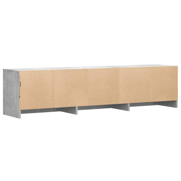 TV-Schrank mit LED Betonoptik 165cm