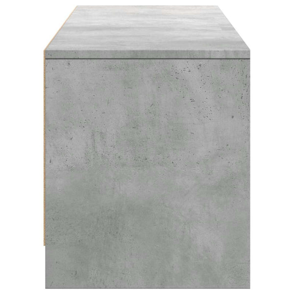 TV-Schrank mit LED Betonoptik 165cm