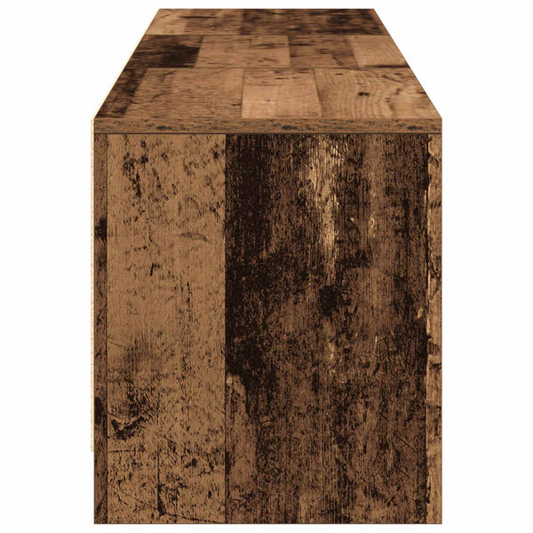 TV-Schrank mit LED Altholz Optik 165cm