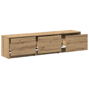 TV-Schrank Artisan Eiche mit LED 165cm