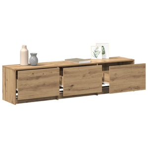 TV-Schrank Artisan Eiche mit LED 165cm