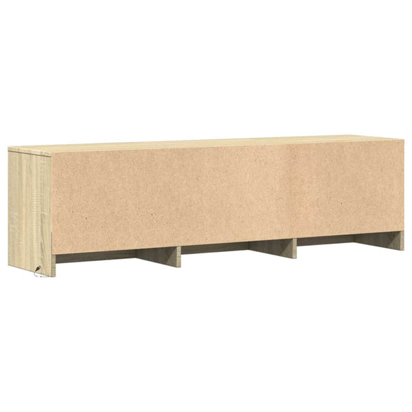 TV-Schrank mit LED Sonoma, 140 cm