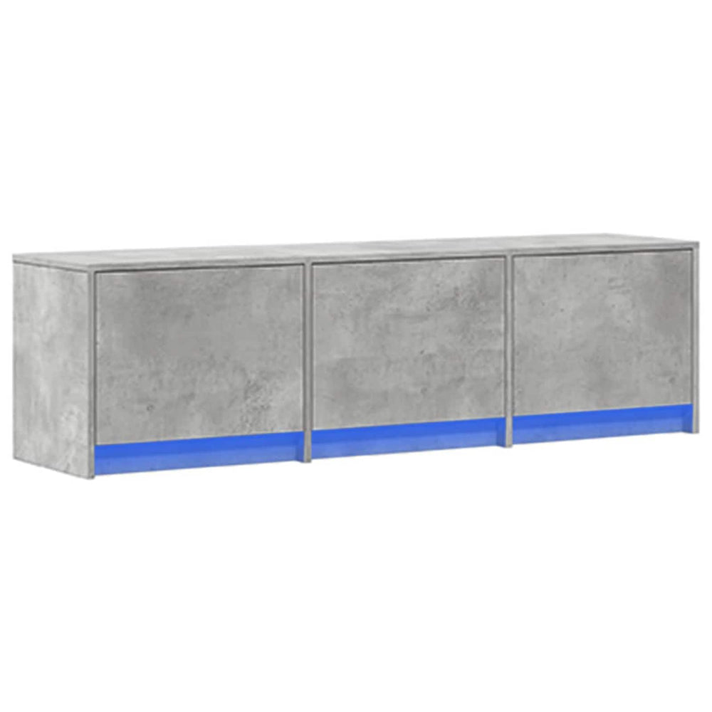 TV-Schrank mit LED Betonoptik 140cm