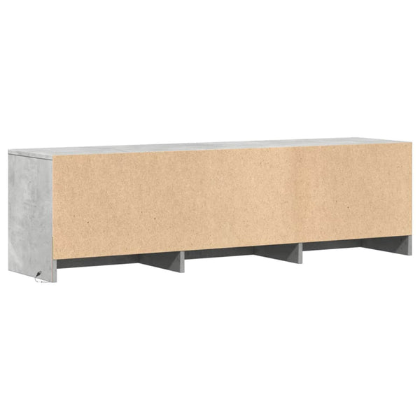 TV-Schrank mit LED Betonoptik 140cm