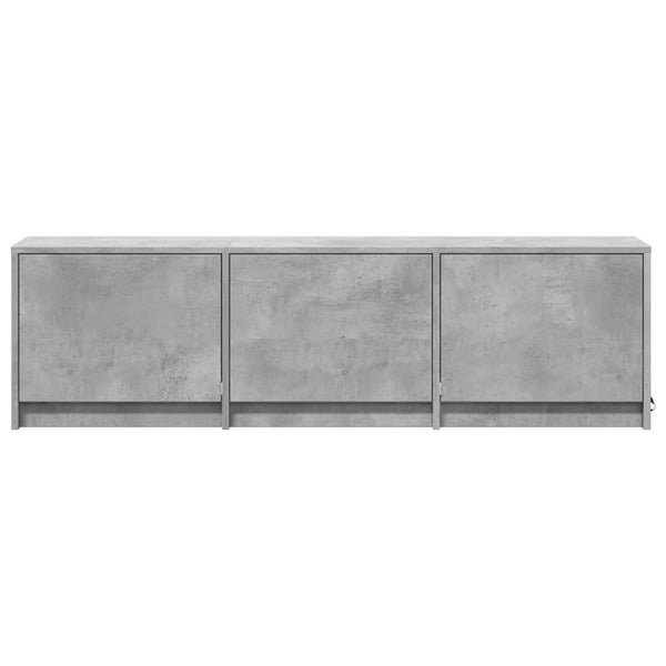 TV-Schrank mit LED Betonoptik 140cm
