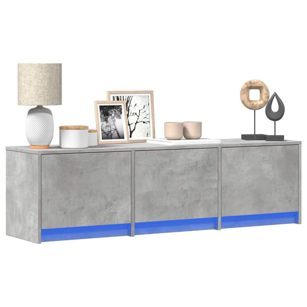 TV-Schrank mit LED Betonoptik 140cm