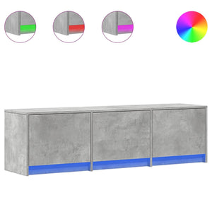 TV-Schrank mit LED Betonoptik 140cm