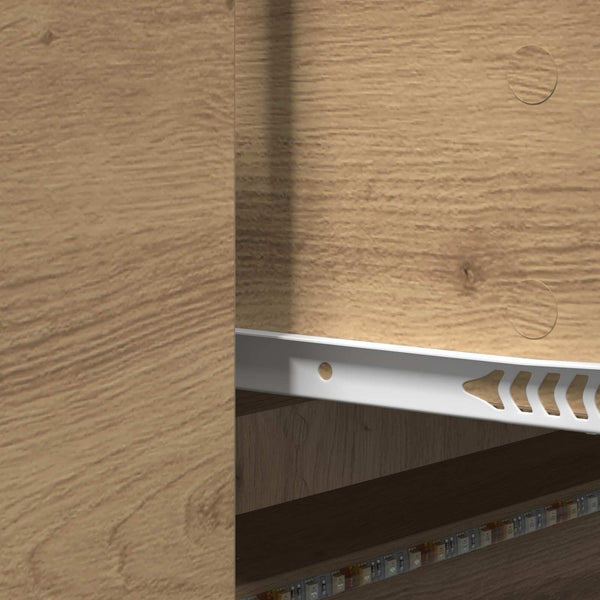 TV-Schrank Artisan Eiche mit LED 140cm