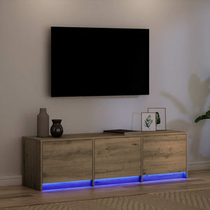 TV-Schrank Artisan Eiche mit LED 140cm