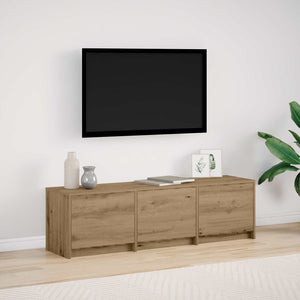 TV-Schrank Artisan Eiche mit LED 140cm