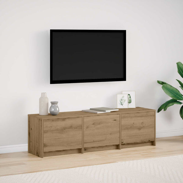 TV-Schrank Artisan Eiche mit LED 140cm