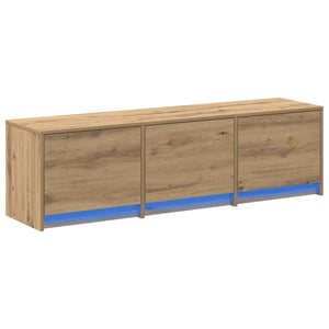 TV-Schrank Artisan Eiche mit LED 140cm