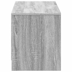 TV-Schrank mit LED, Grau Sonoma, 140 cm