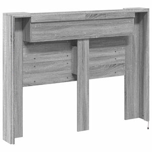 Kopfteil mit LED Grau Sonoma 140 cm