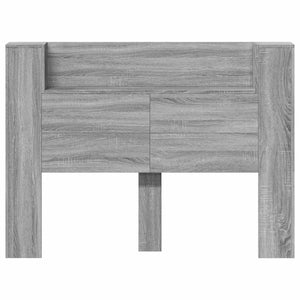 Kopfteil mit LED Grau Sonoma 140 cm