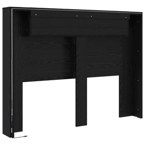 Kopfteil mit LED Schwarze Eiche 140 cm