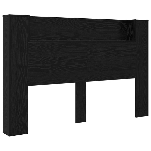 Kopfteil mit LED Schwarze Eiche 160 cm