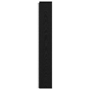 Kopfteil mit LED Schwarze Eiche 160 cm
