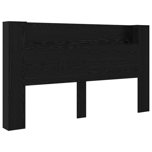Kopfteil mit LED Schwarze Eiche 180 cm