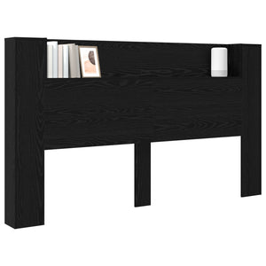 Kopfteil mit LED Schwarze Eiche 180 cm