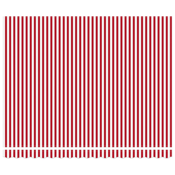 Einziehbare Markise Rot/Weiß 400x300 cm