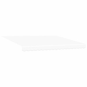 Einziehbare Markise Weiß 4x3m