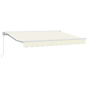 Manuelle einziehbare Markise Creme 3x2,5m