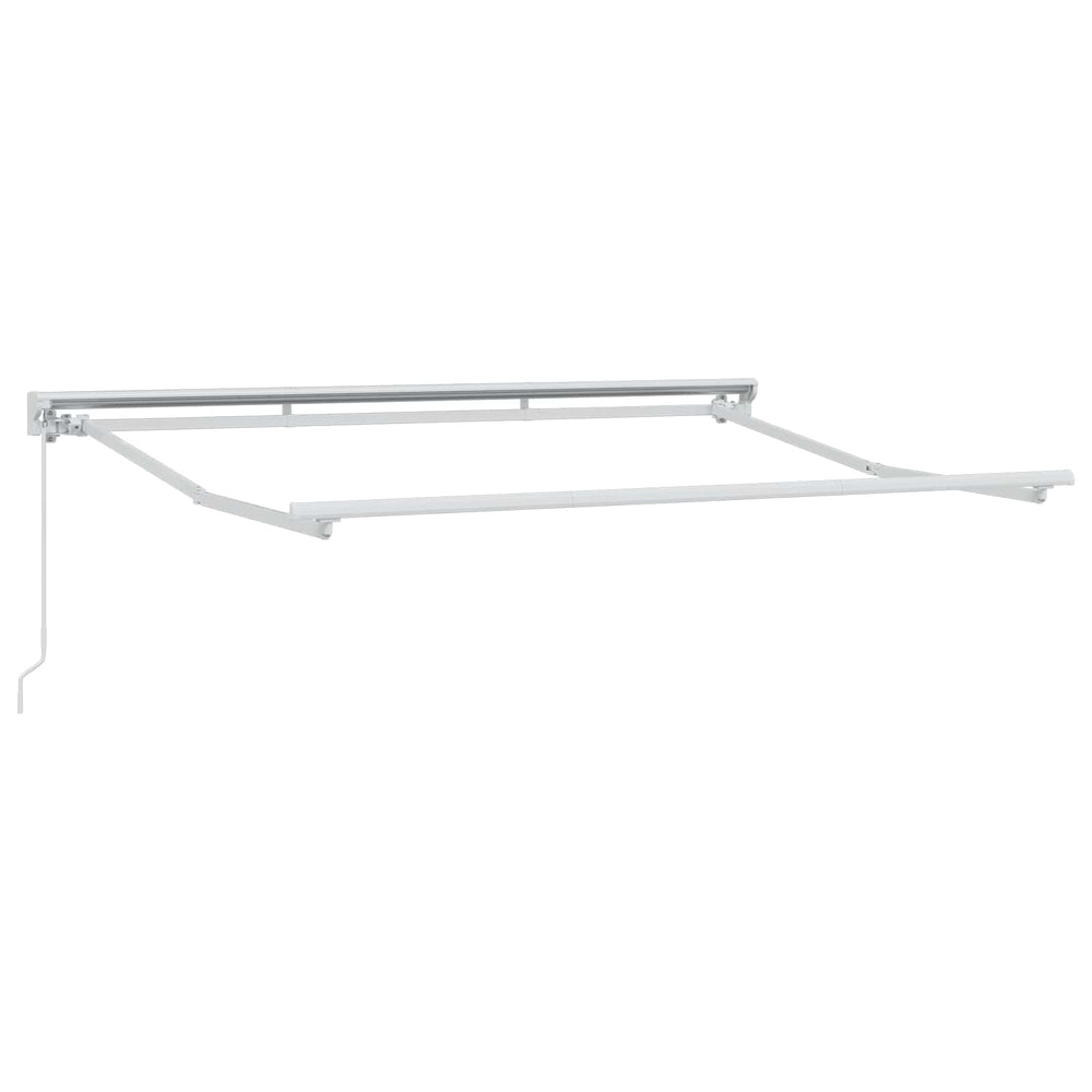 Gelbe, manuelle einziehbare Markise, 3 x 2,5 m
