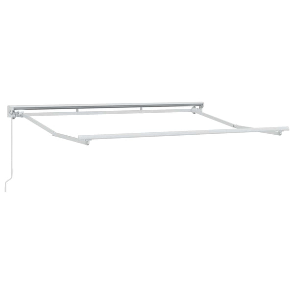 Gelbe, manuelle einziehbare Markise, 3 x 2,5 m
