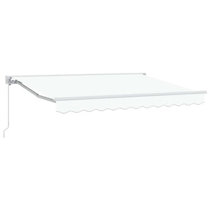 Manuelle Markise, einziehbar, 3x2,5 m, Weiß