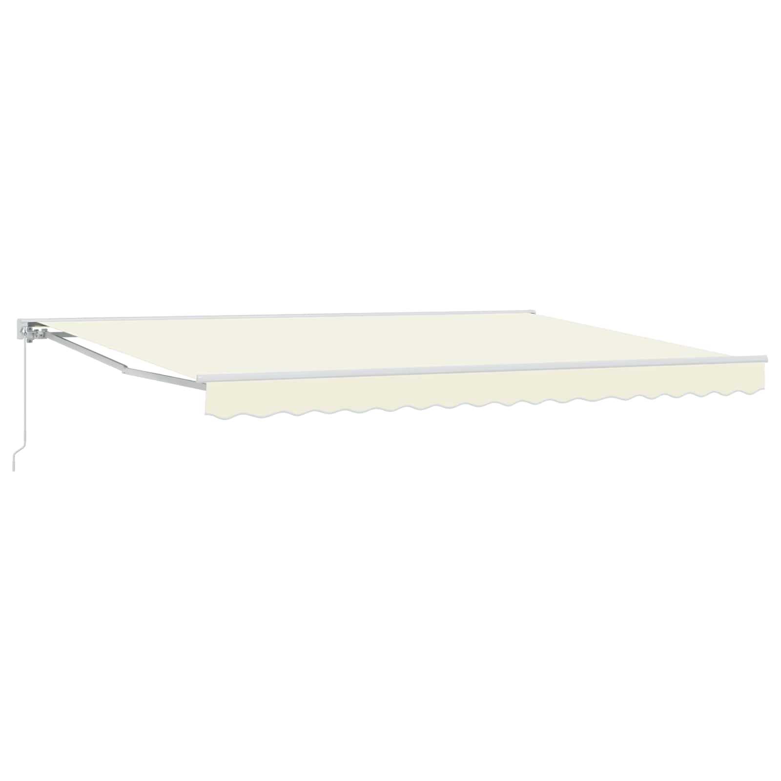 Manuelle Einziehbare Markise Creme 4x3m