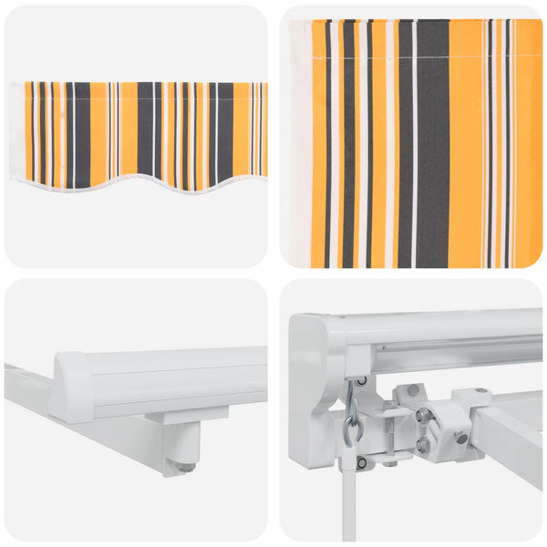Manuell einziehbare Markise 5x3m