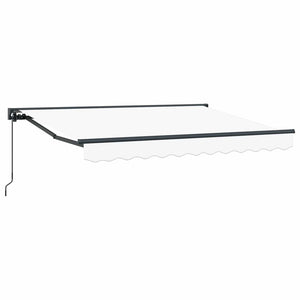 Manuelle Einziehbare Markise, Weiß, 2,5x2m
