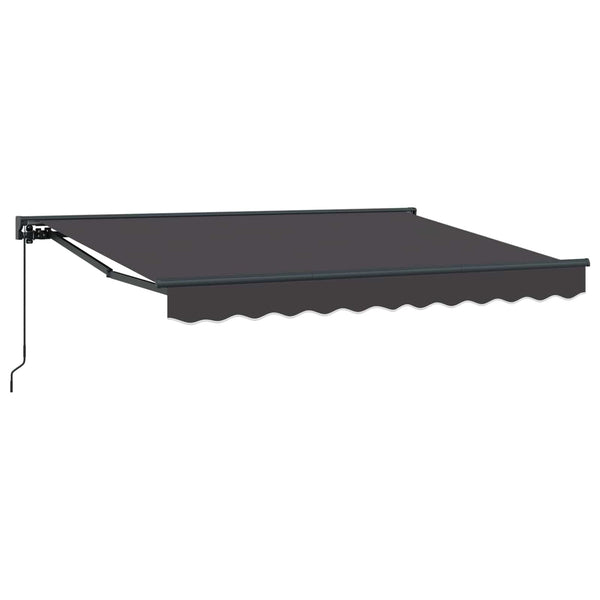 Manuelle Markise Anthrazit 3,5x2m