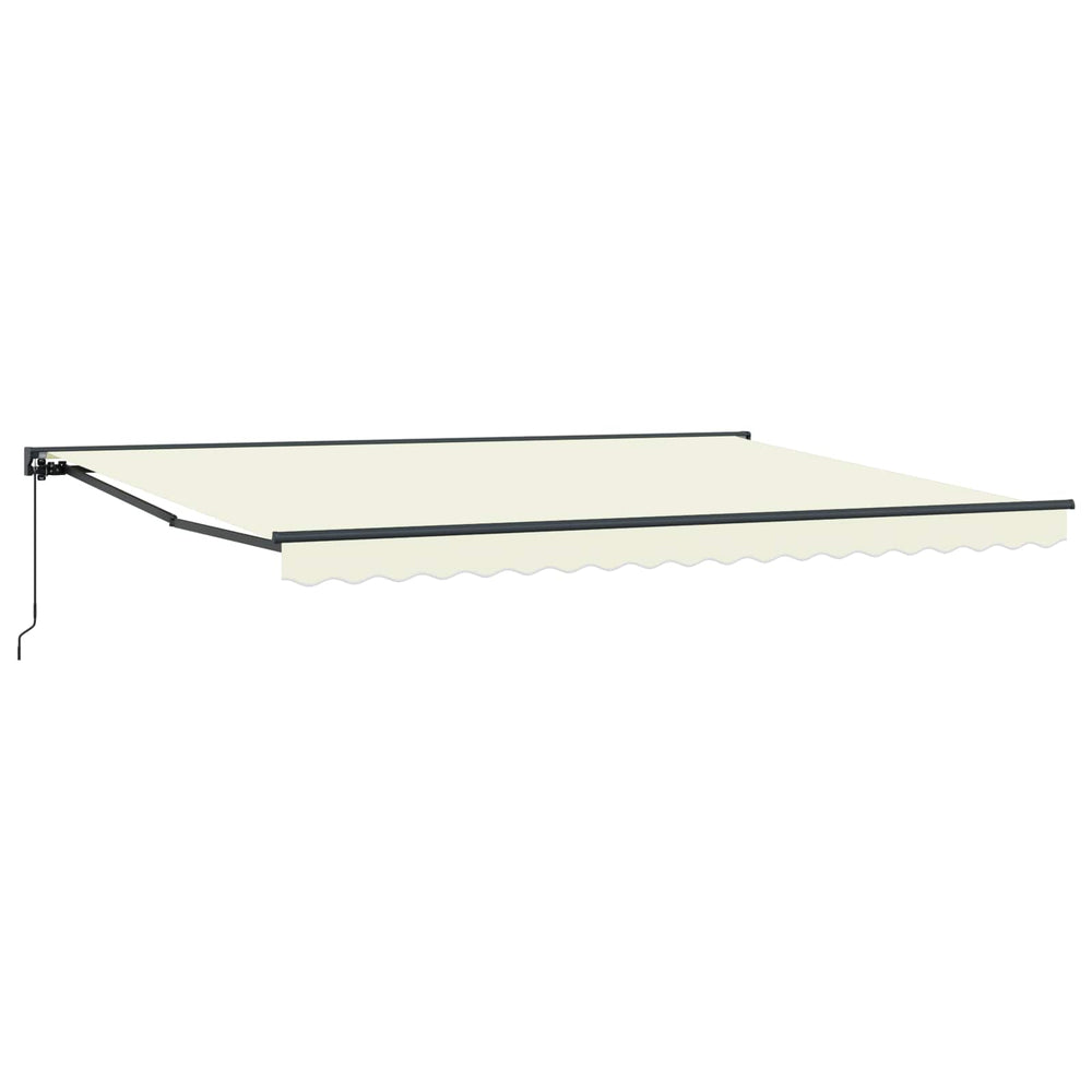 Manuelle einziehbare Markise Creme 4x2 m
