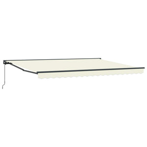 Manuelle einziehbare Markise Creme 4x2 m