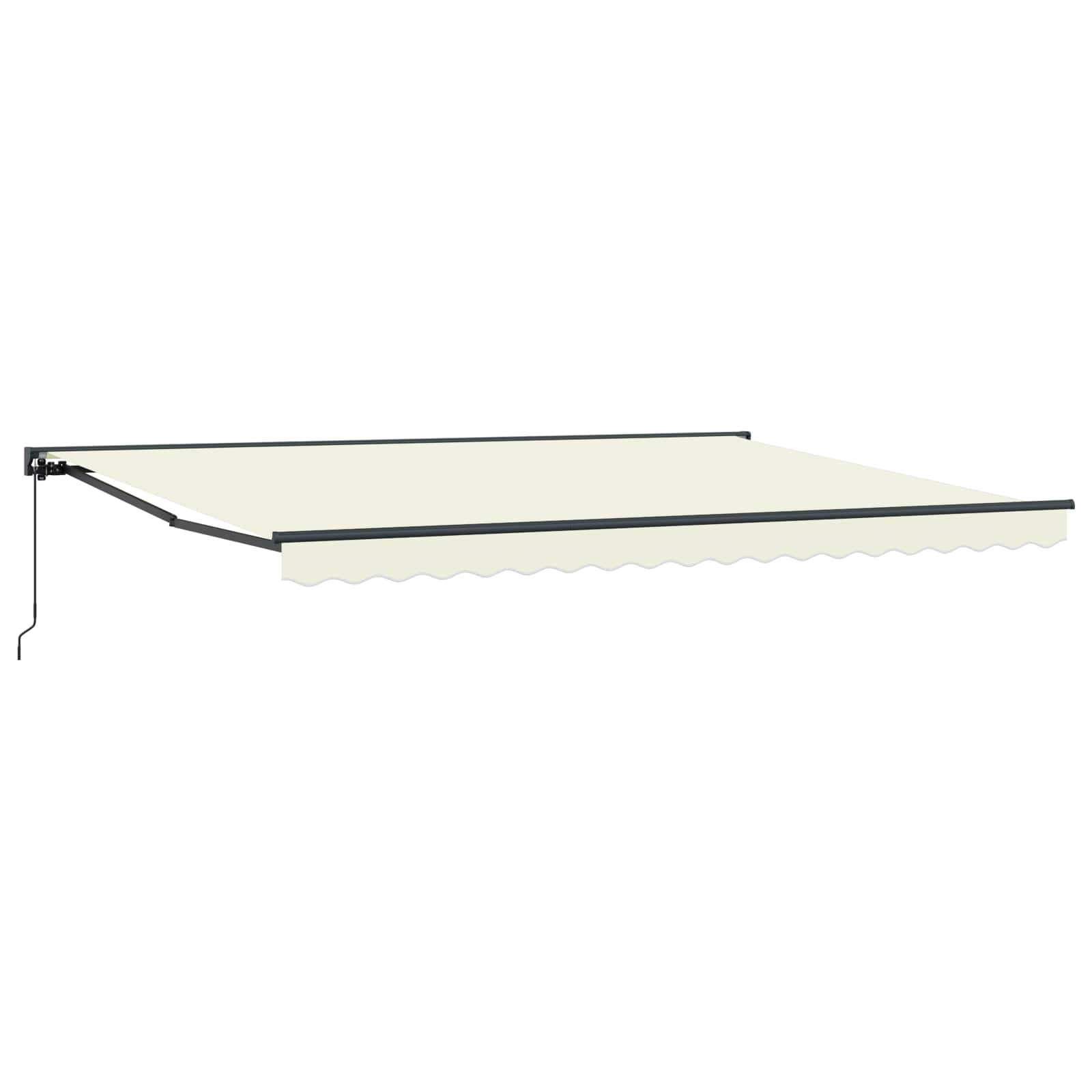 Manuelle einziehbare Markise Creme 4x2 m