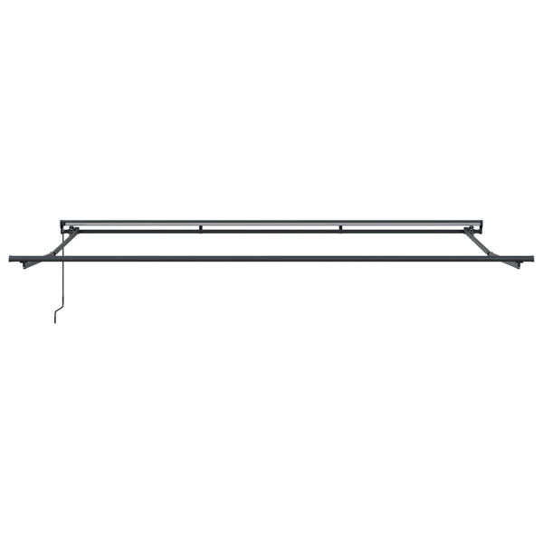 Manuelle einziehbare Markise, Braun, 4x2 m