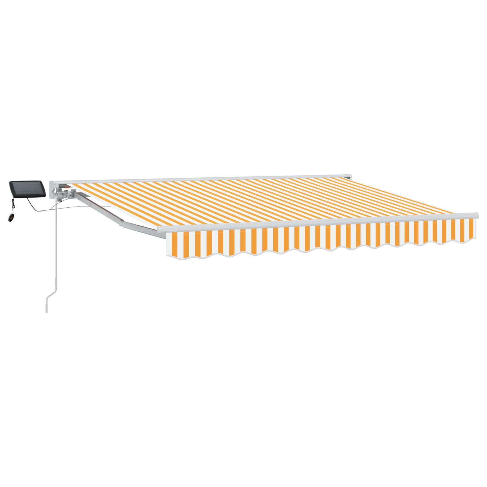 Manuelle Markise mit LED-Beleuchtung, 2,5x2m