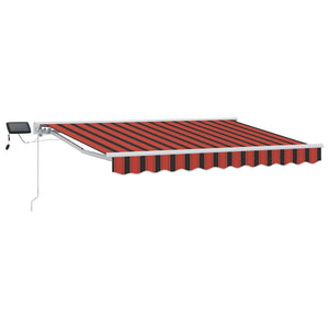 Manuelle Markise mit LED-Beleuchtung 3x2 m