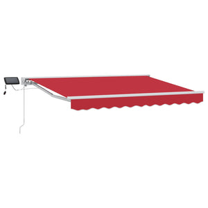 Manuelle Markise mit LED-Beleuchtung 3,5x2m